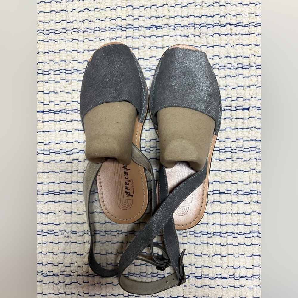 Jeffrey Campbell Silver Sandals - Picture 6 of 8